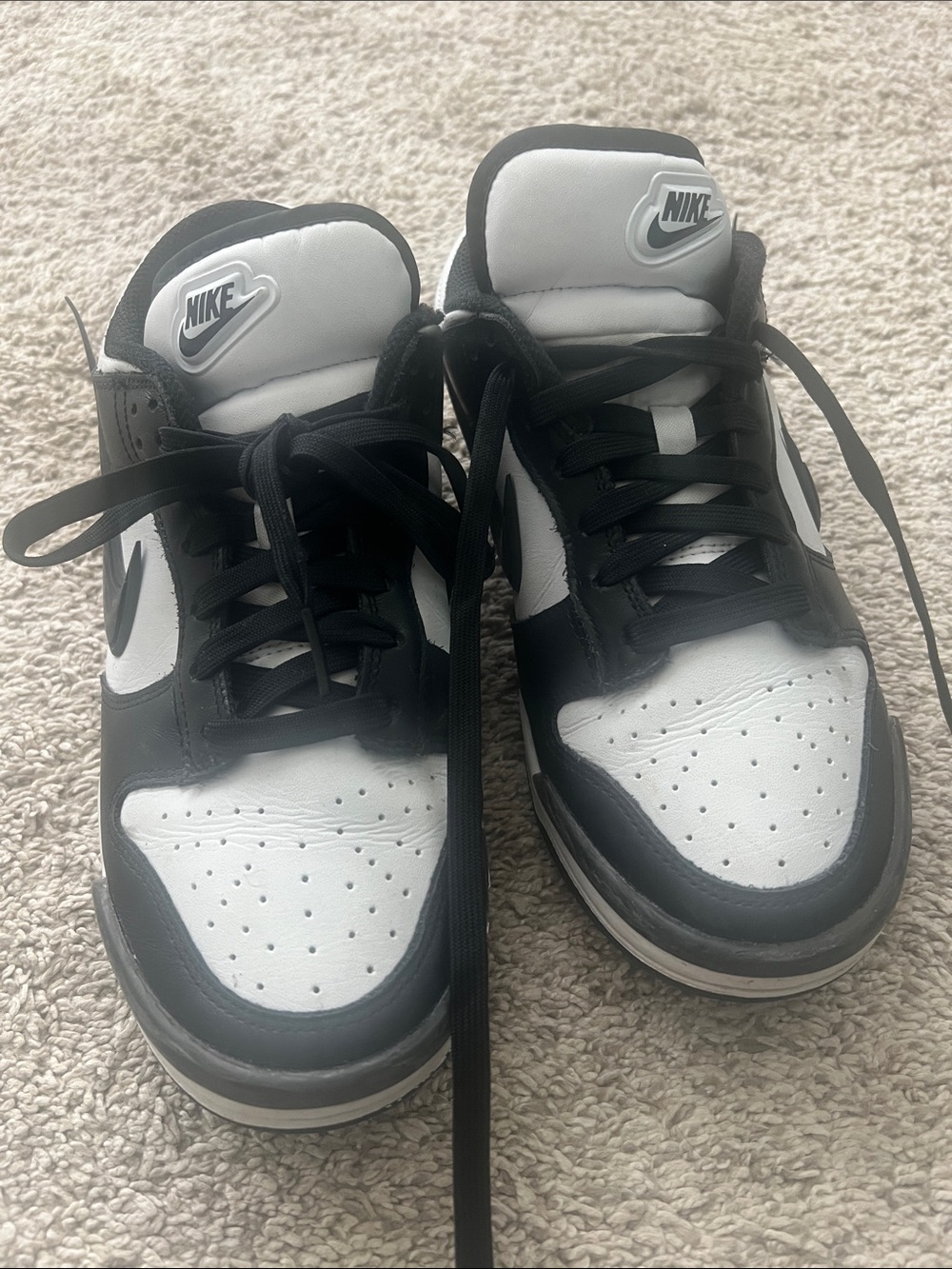 Nike Black and White Low-Top Sneakers